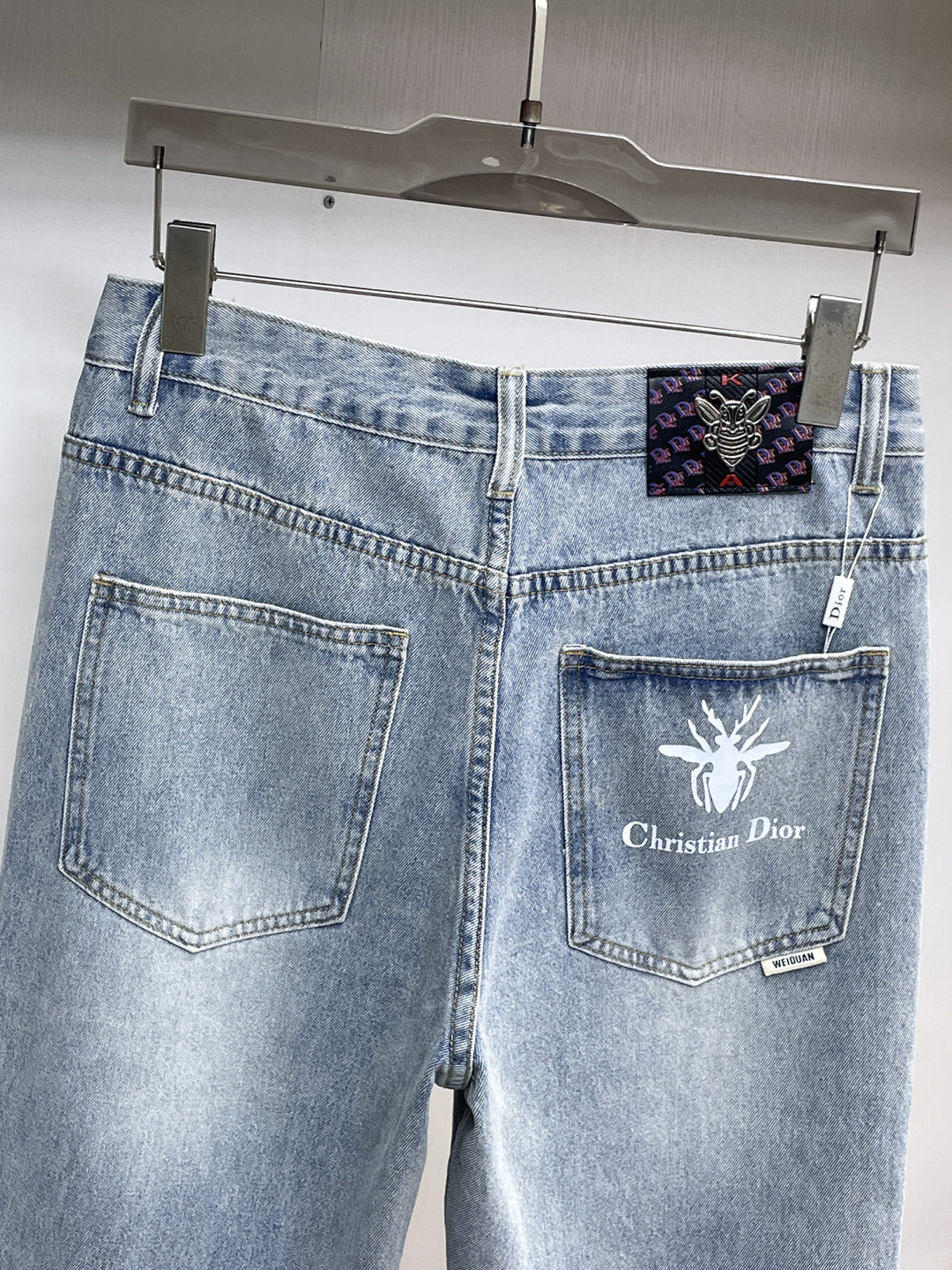 CD 26A Men Wide-Leg Jeans Light Blue Denim 284962