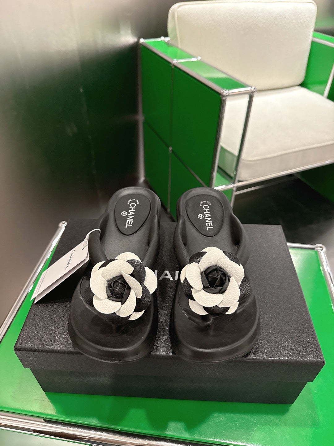 Chanel 2026 Slip-On Sandals Lambskin 837289