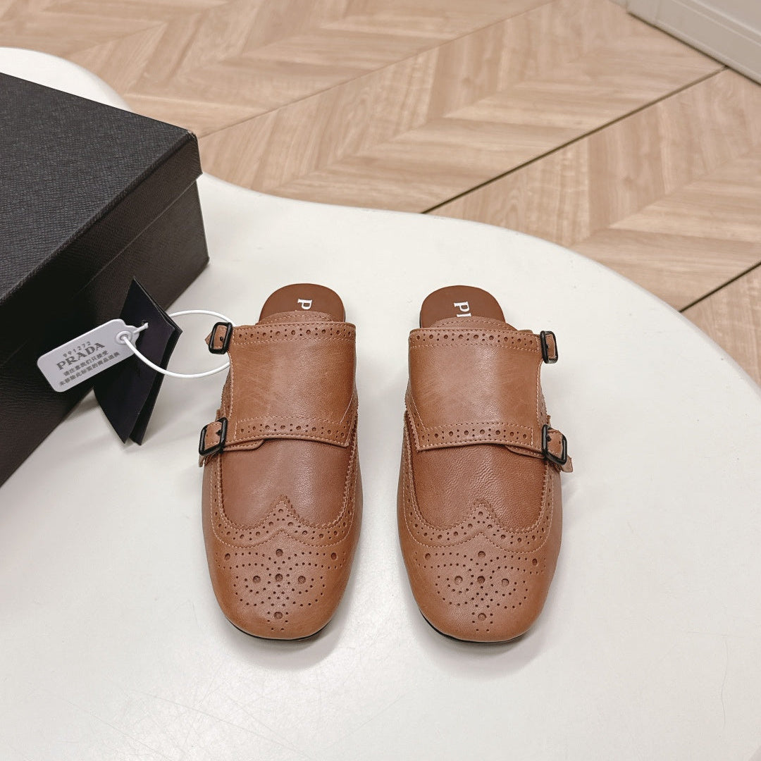 PRA 26S Mule Camel Brown Sheepskin 600581
