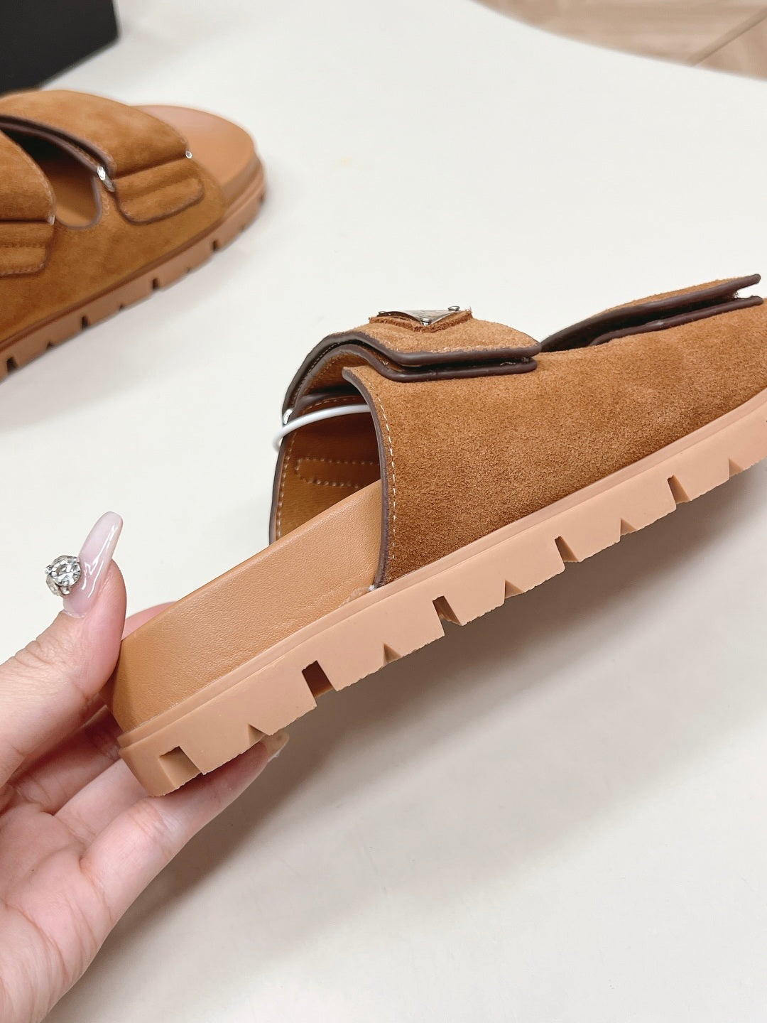 Prada 2026 Sandal Suede 858012