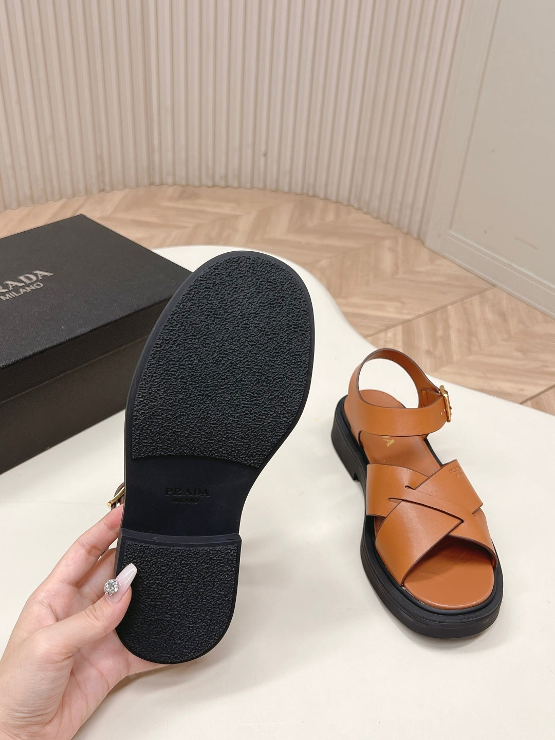 Prada 2026 Sandal Leather 858020