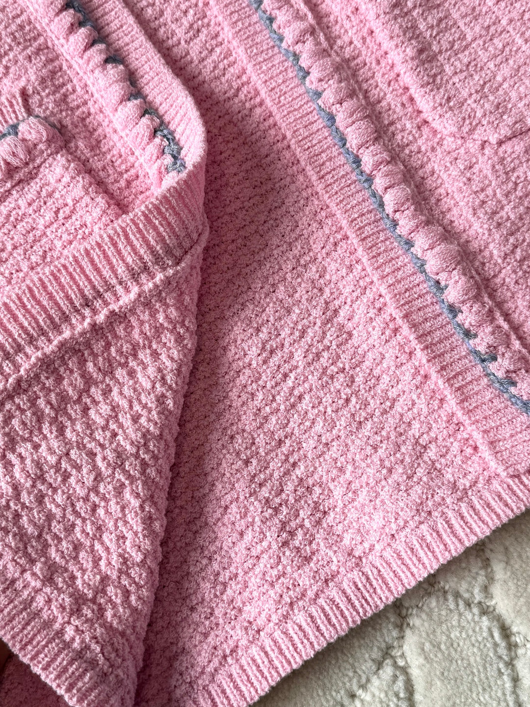 CC 25 cardigan set pink wool 237296