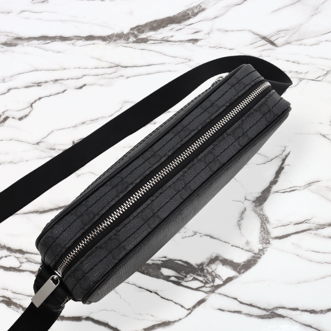 Gucci 2026 Essence Classic Mini Bag 22cm Black Canvas Leather