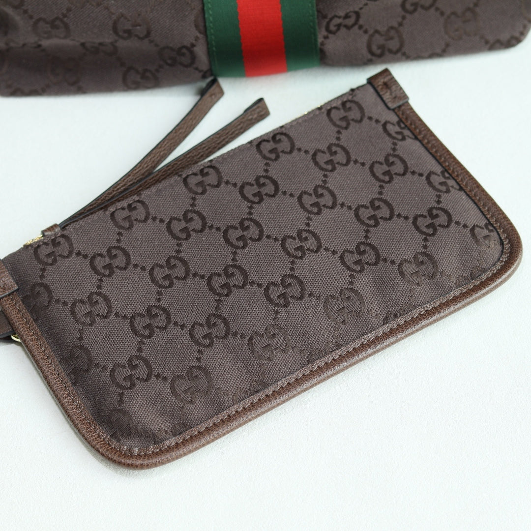 Gucci 2026 Giglio Shoulder Bag 25cm Canvas Calfskin