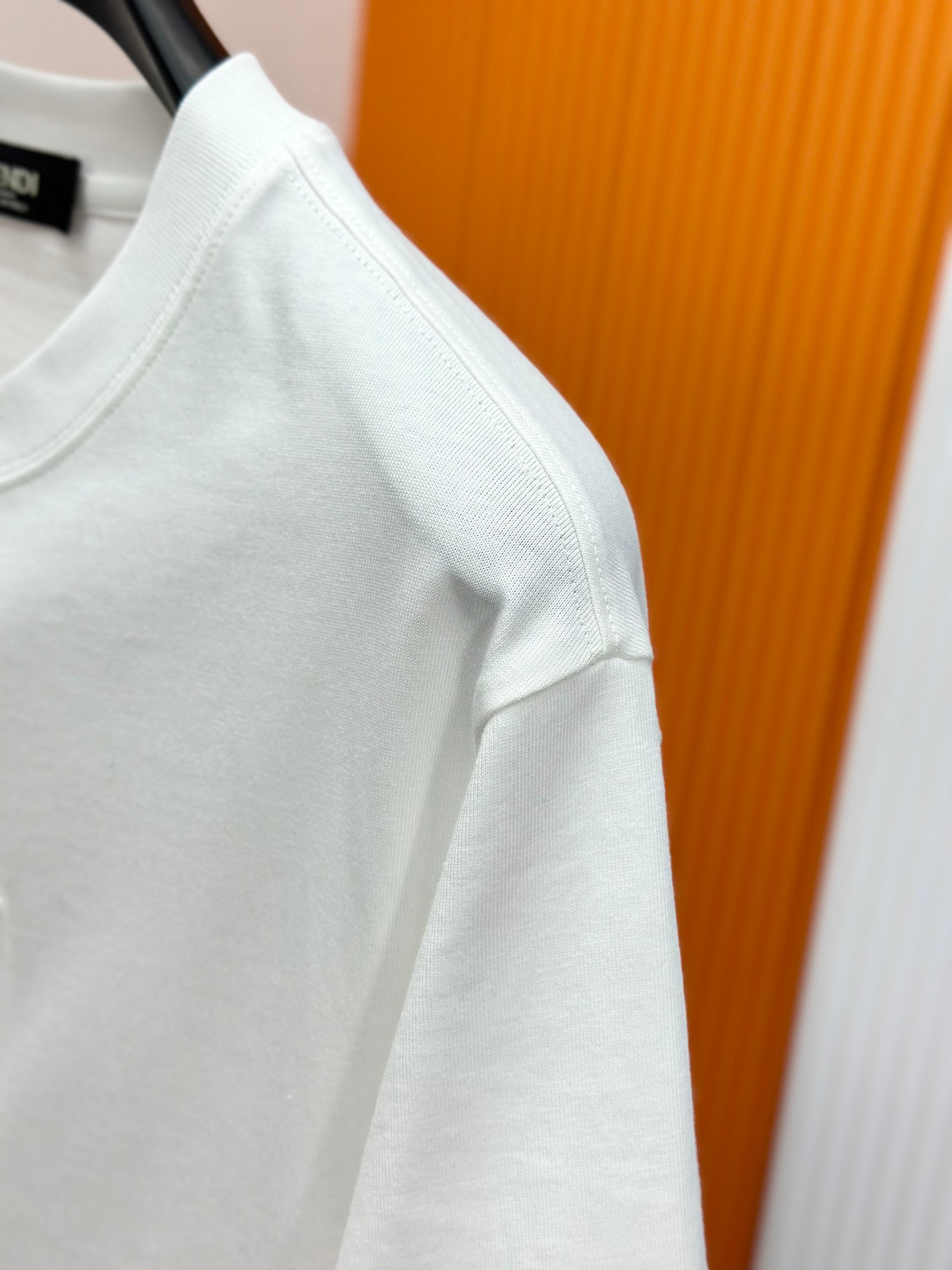 Fendi 2026 Short-Sleeve T-Shirt Cotton 739686