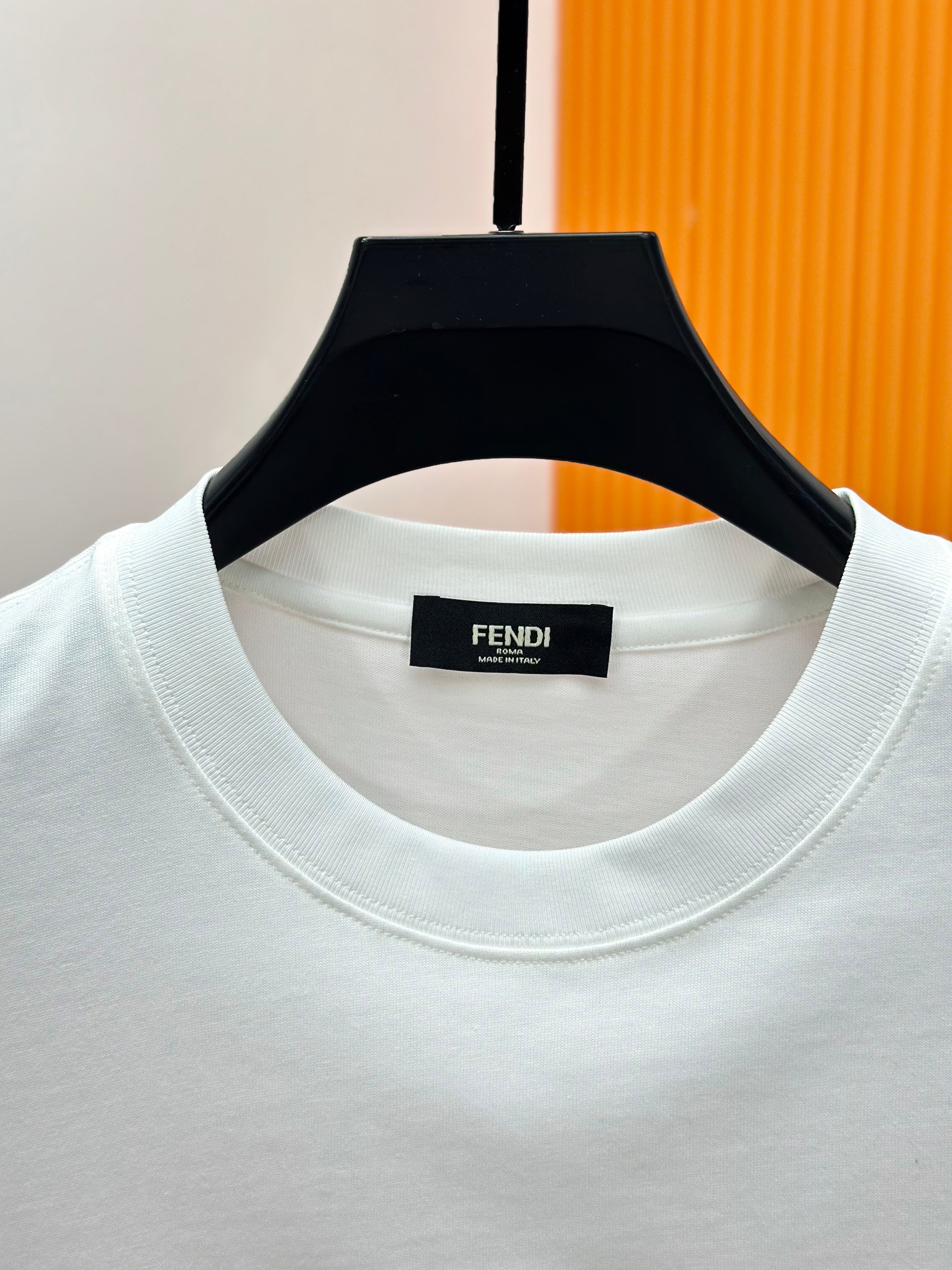 Fendi 2026 Short-Sleeve T-Shirt Cotton 739686
