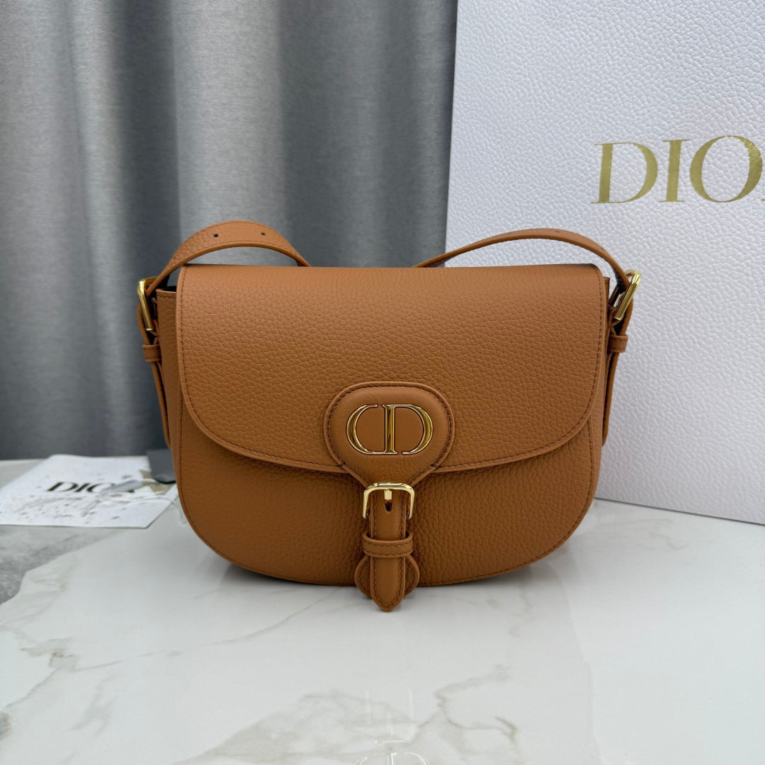 Dior 2026 Bobby Bag 22cm Multicolors Fabric and Grained Calfskin