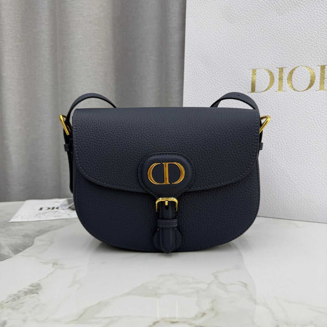 Dior 2026 Bobby Bag 22cm Multicolors Fabric and Grained Calfskin