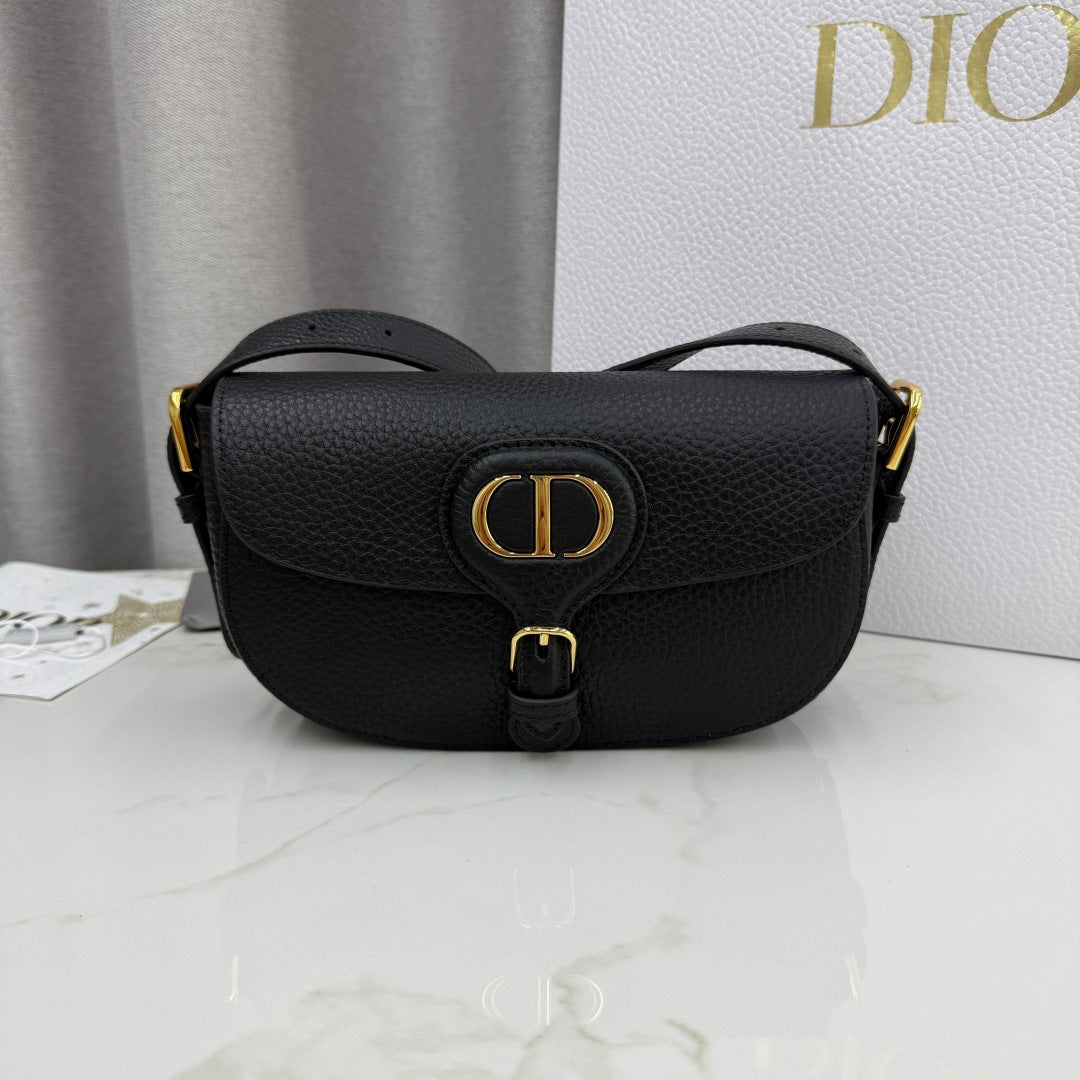 Dior 2026 Bobby East-West Bag 21cm Multicolors Fabric and Grained Calfskin