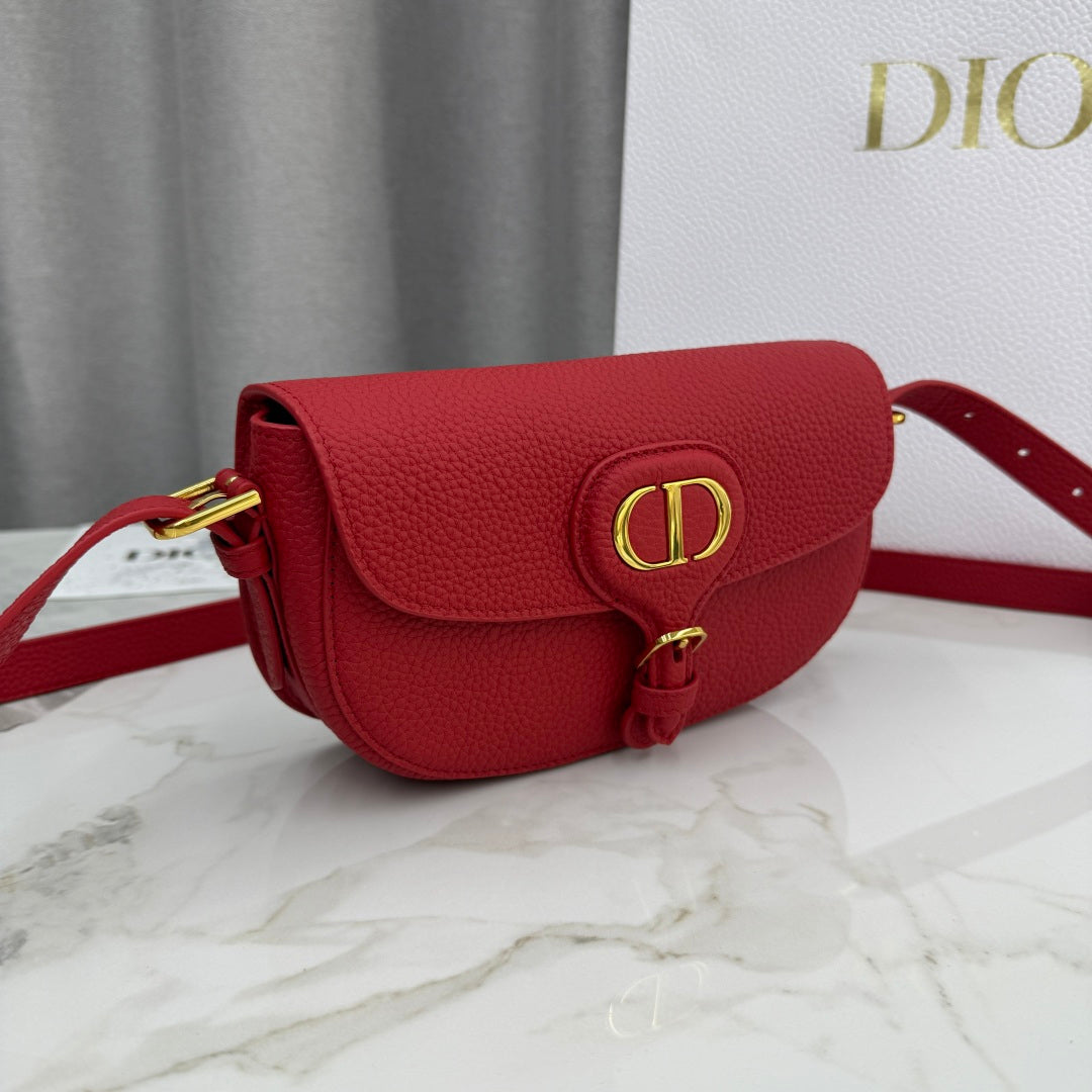 Dior 2026 Bobby East-West Bag 21cm Multicolors Fabric and Grained Calfskin