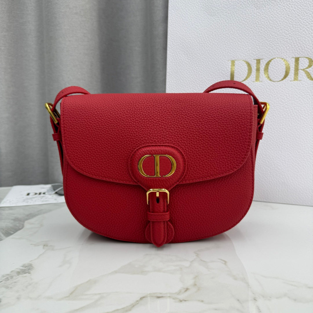 Dior 2026 Bobby Bag 22cm Multicolors Fabric and Grained Calfskin