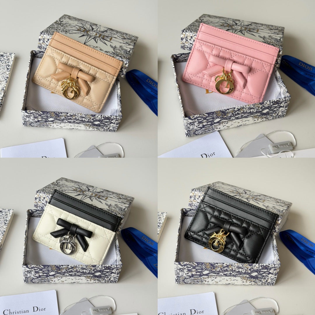 Dior 2026 Freesia Wallet and Card Holder Lambskin 156789