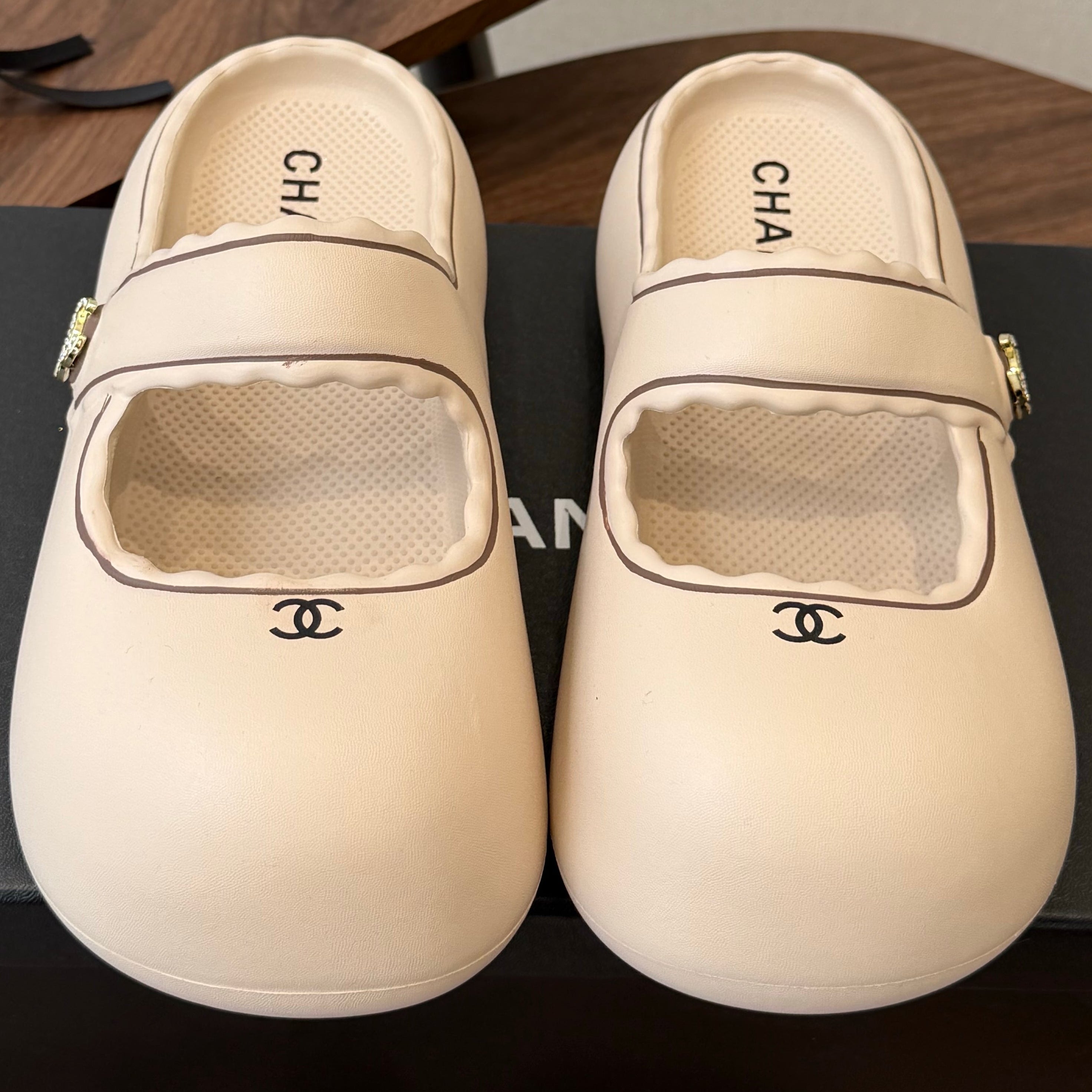 Chanel 2026 Platform Sandals Lambskin 833977