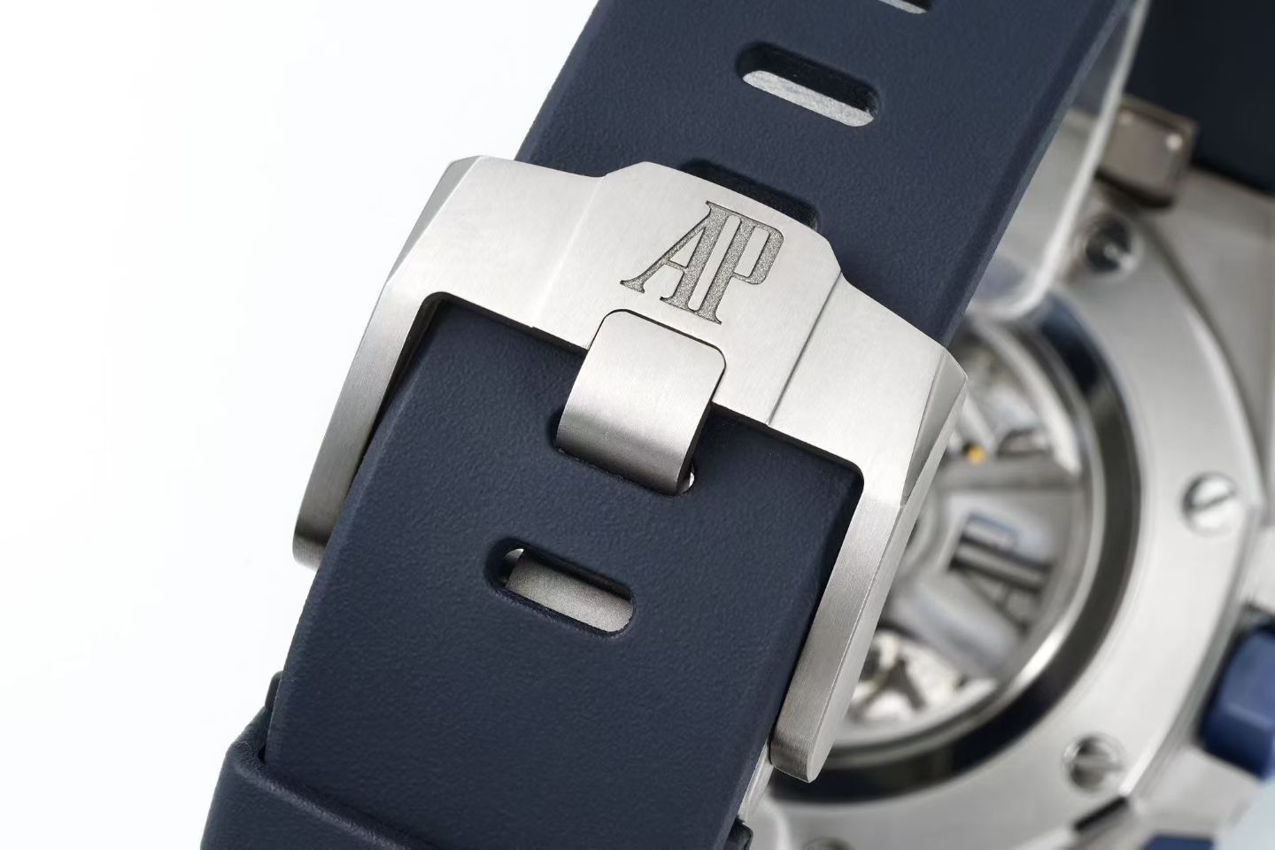 Audemars Piguet Royal Oak Chronograph 41mm Blue Dial Rubber Strap