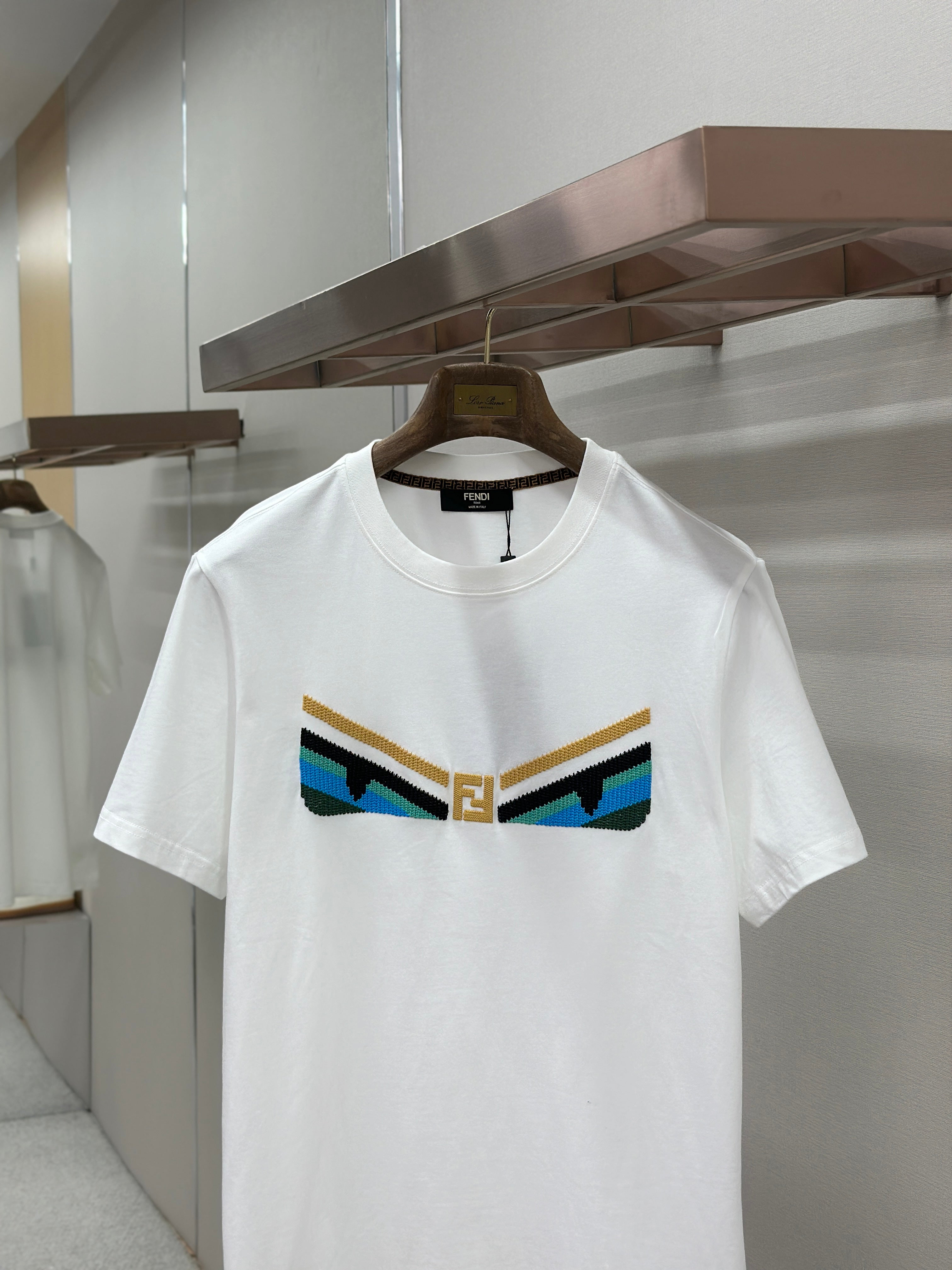 Fendi 2026 Short-Sleeve T-Shirt Cotton 739474