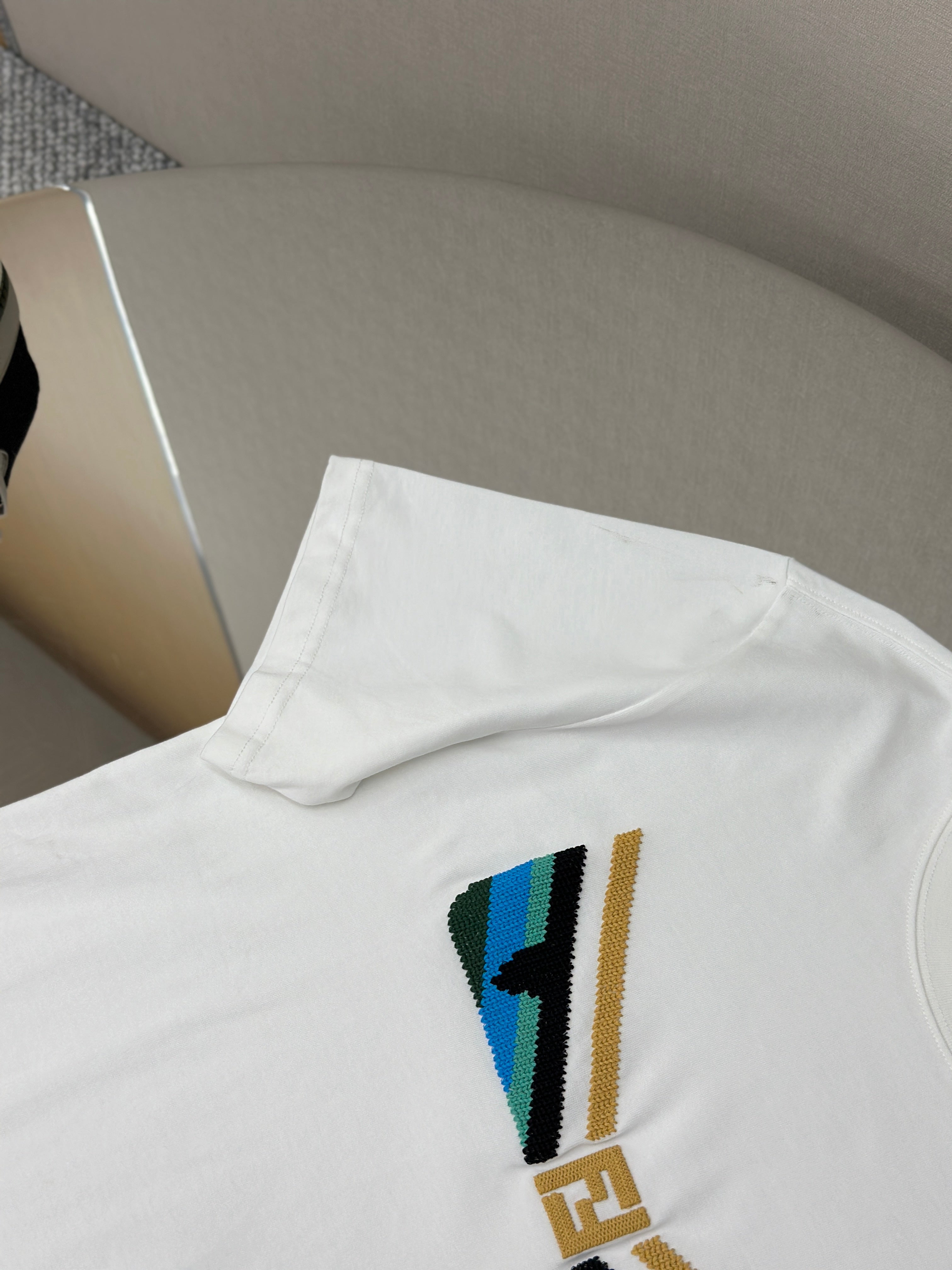 Fendi 2026 Short-Sleeve T-Shirt Cotton 739474