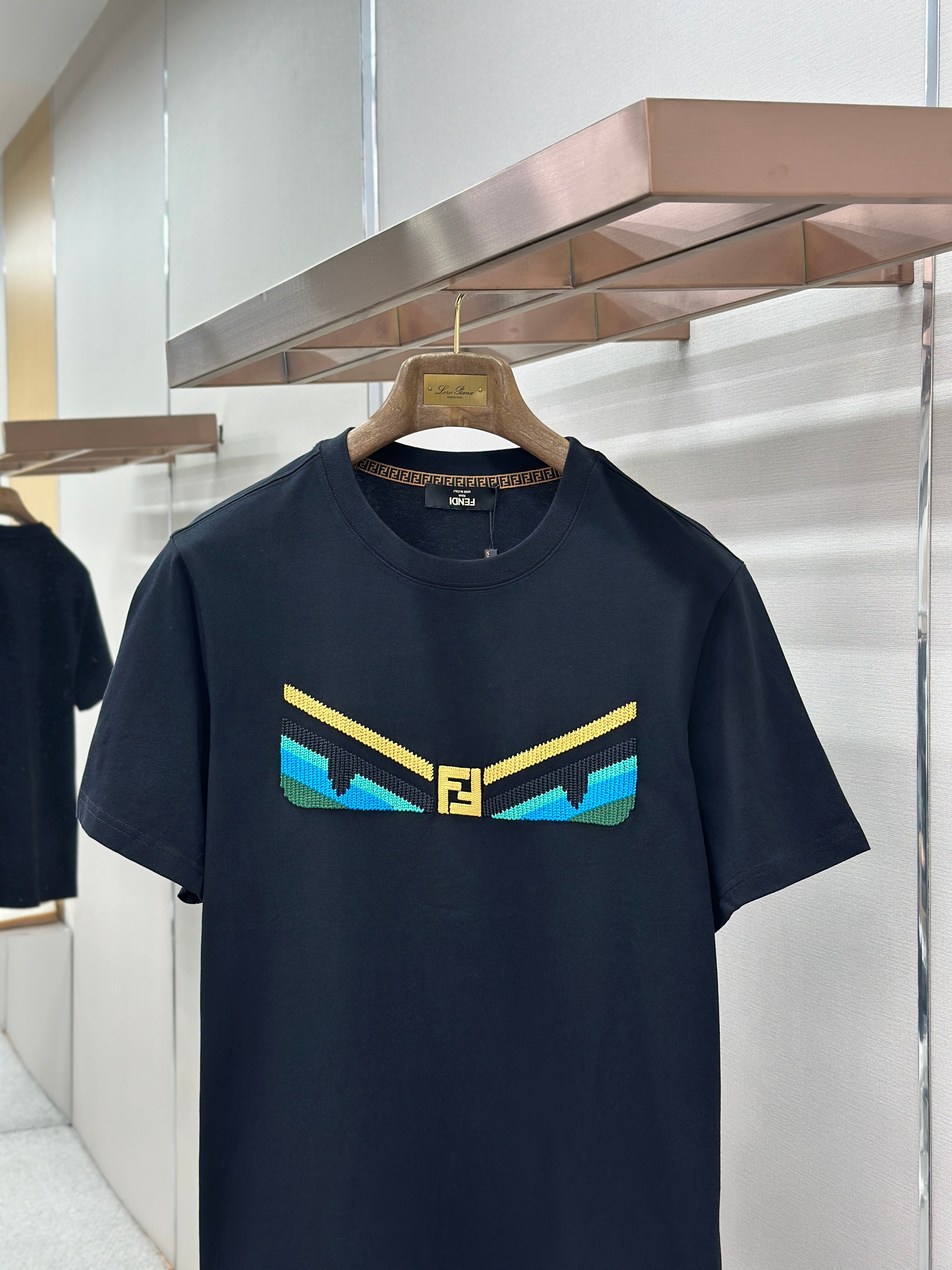Fendi 2026 Short-Sleeve T-Shirt Cotton 739474