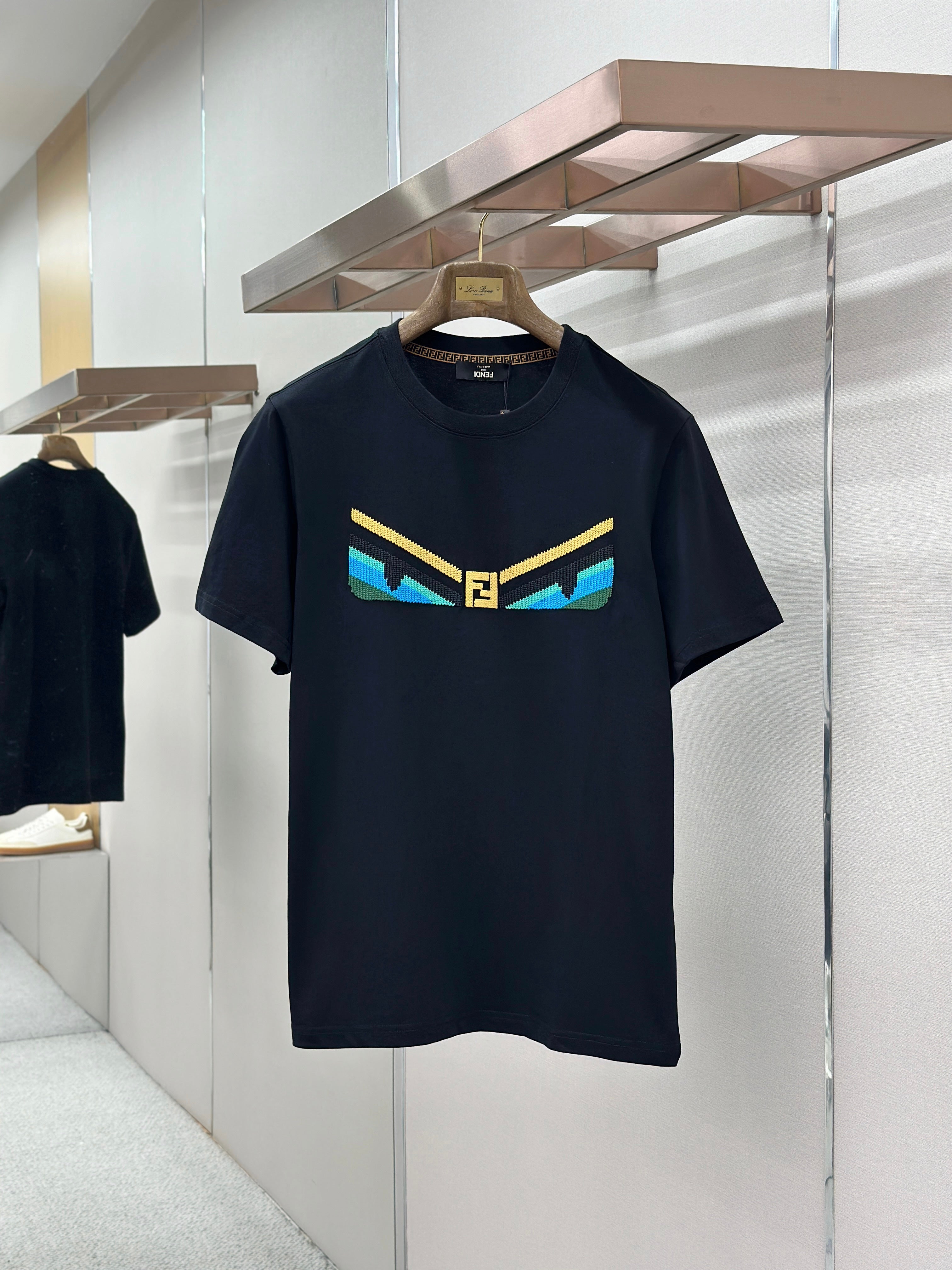 Fendi 2026 Short-Sleeve T-Shirt Cotton 739474