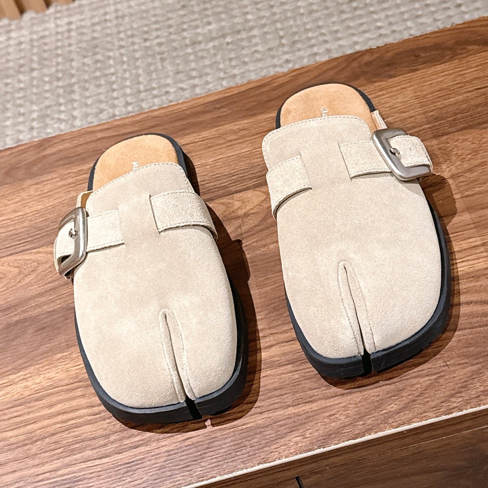 Maison Margiela 2026 Buckle Slipper Suede Leather 921762