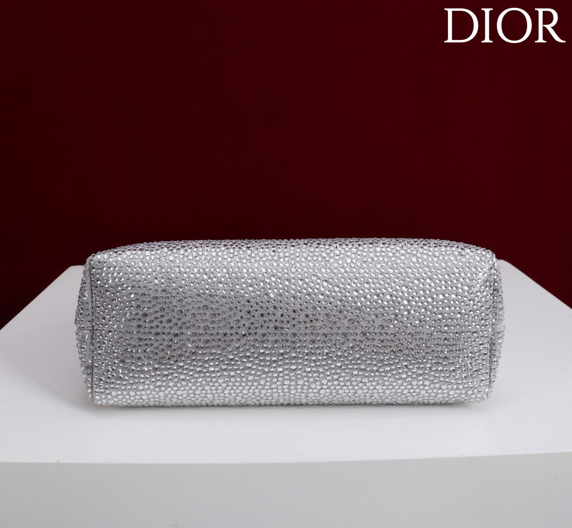 Dior 2026 Strass Embellished Bow Bag Leather 160744