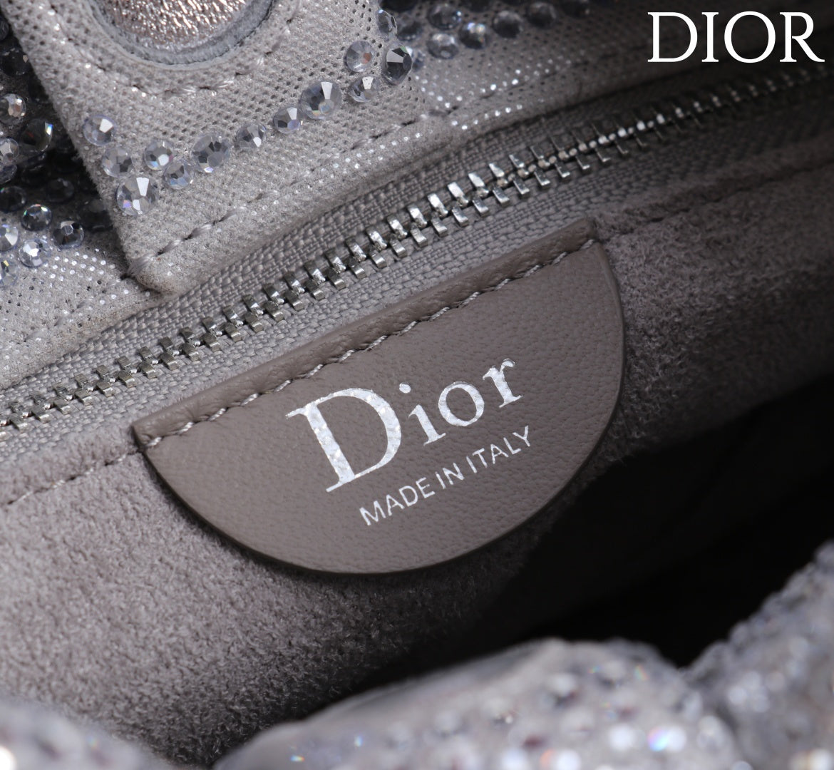 Dior 2026 Strass Embellished Bow Bag Leather 160744