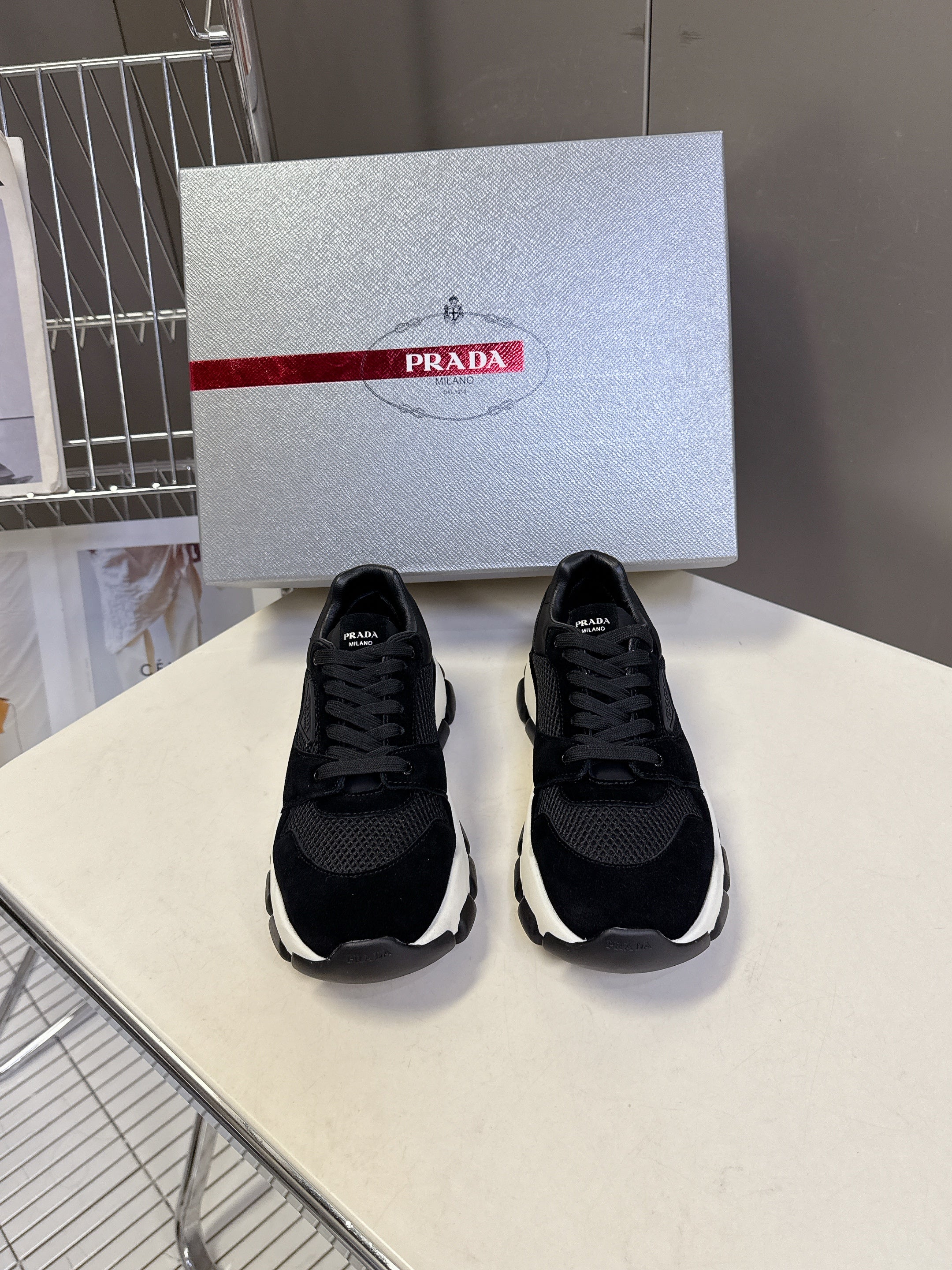 Prada 2026 Sneaker Suede Fabric 848257