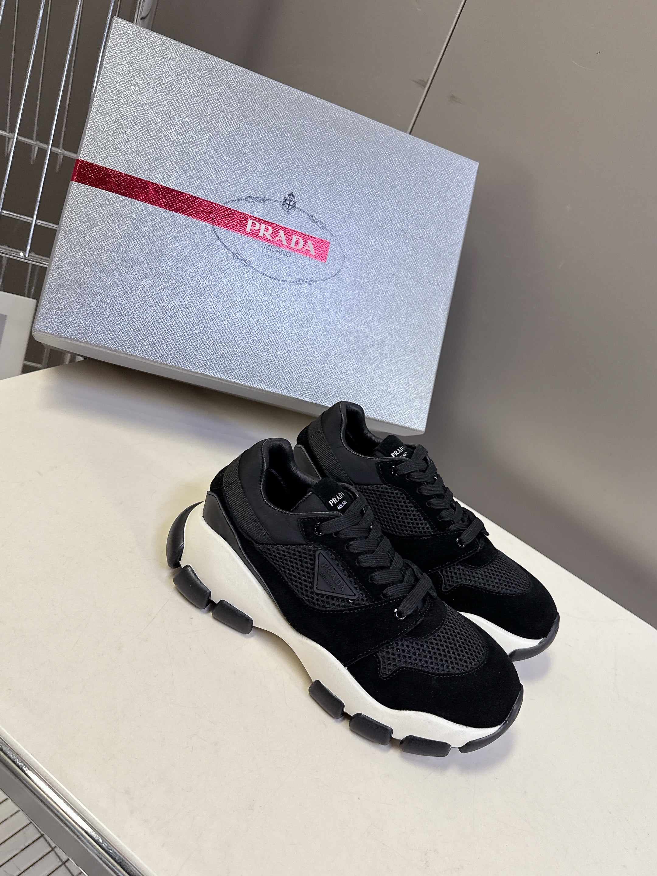 Prada 2026 Sneaker Suede Fabric 848257