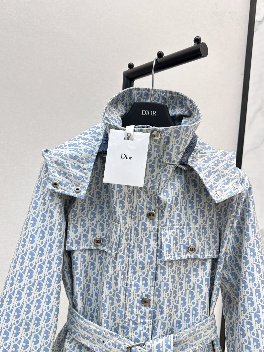 CD 25 Polyester Jacquard Hooded Jacket