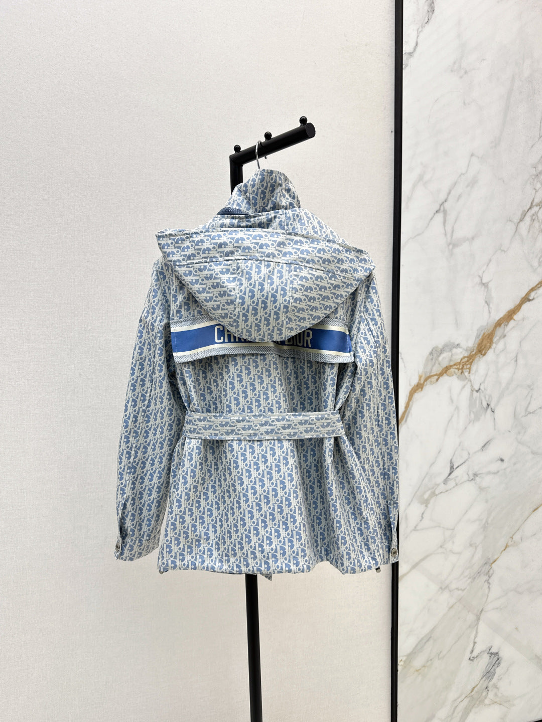 CD 25 Polyester Jacquard Hooded Jacket