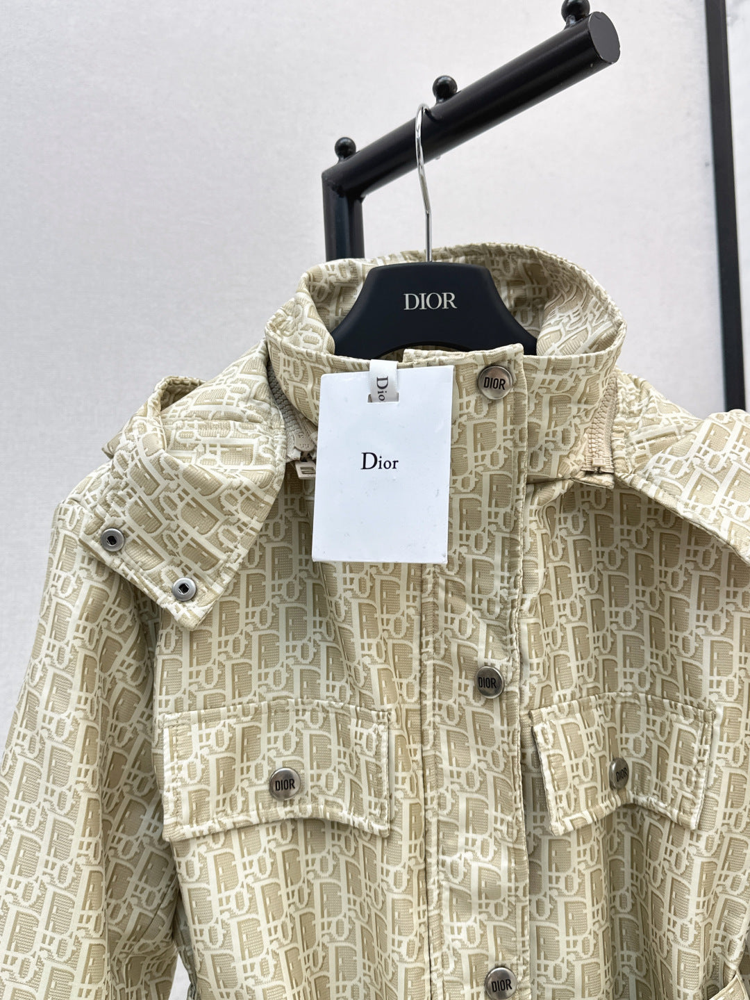 CD 25 Polyester Jacquard Hooded Jacket