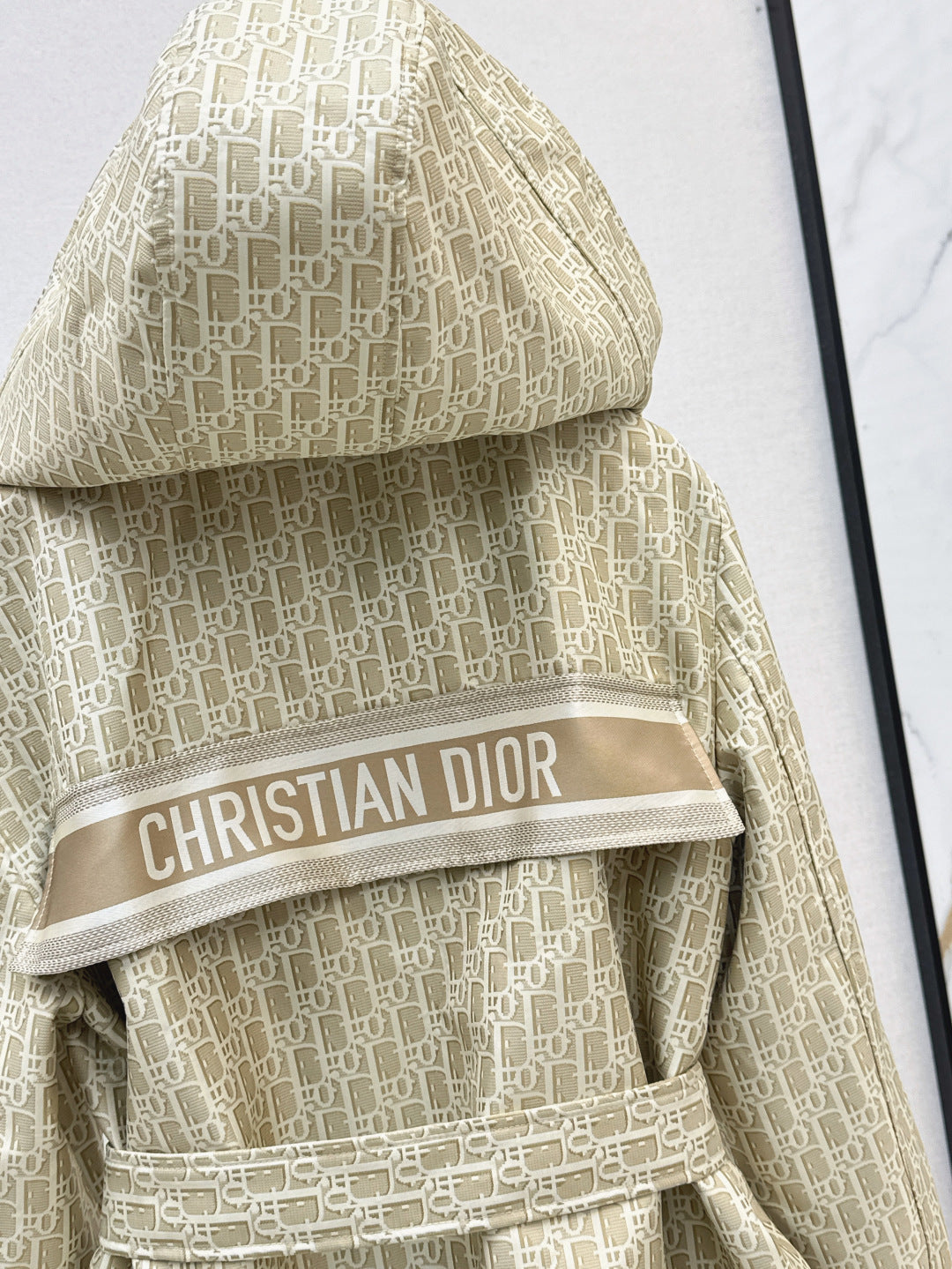 CD 25 Polyester Jacquard Hooded Jacket