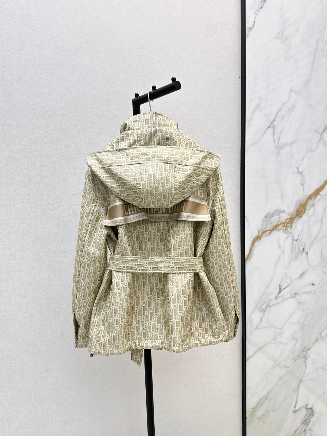 CD 25 Polyester Jacquard Hooded Jacket
