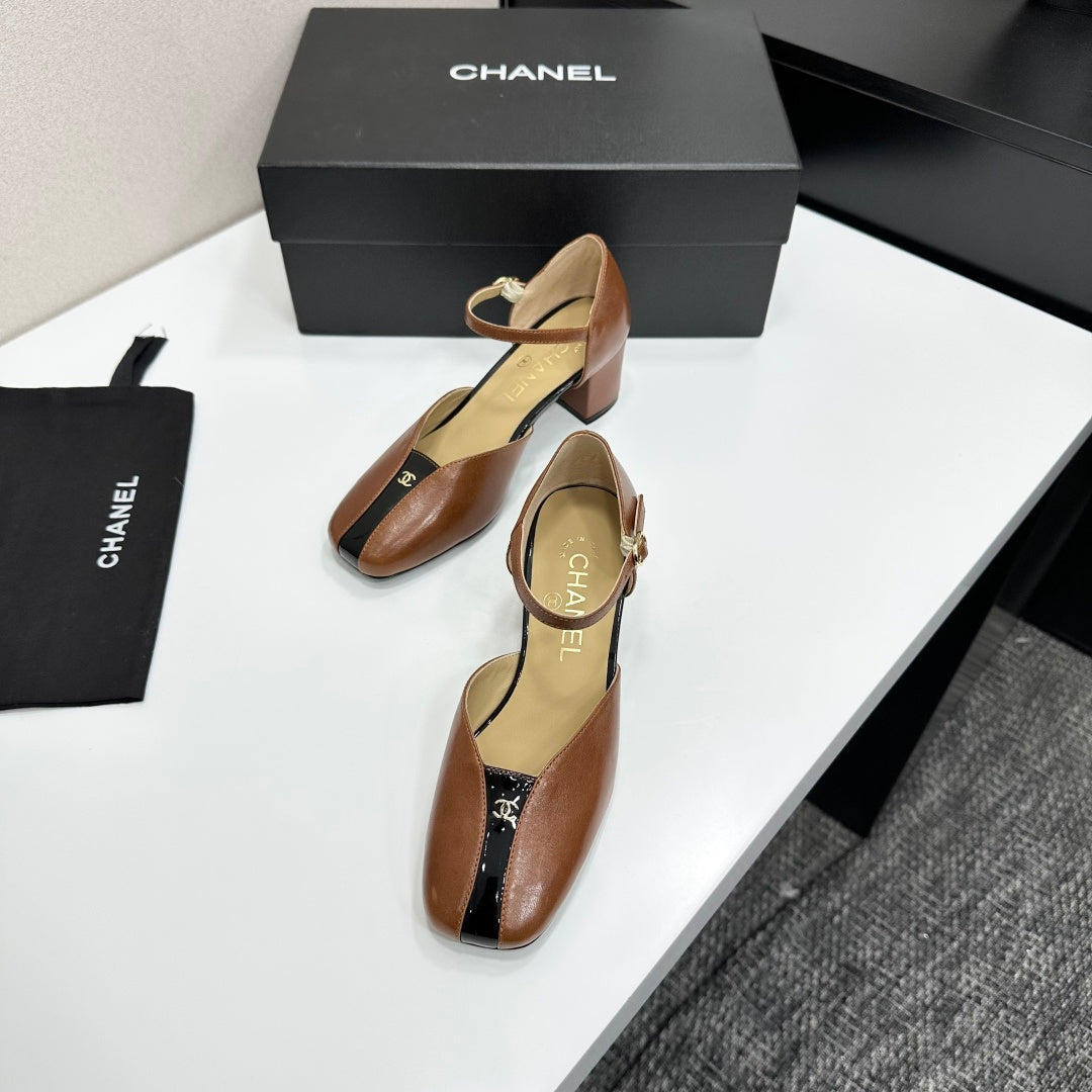 CC 2026 Mary Jane Sandals 65 Brown Cowhide 668120