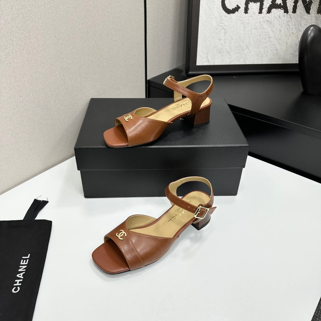 CC 2026 Mary Jane Sandals 45 Brown Cowhide 668112