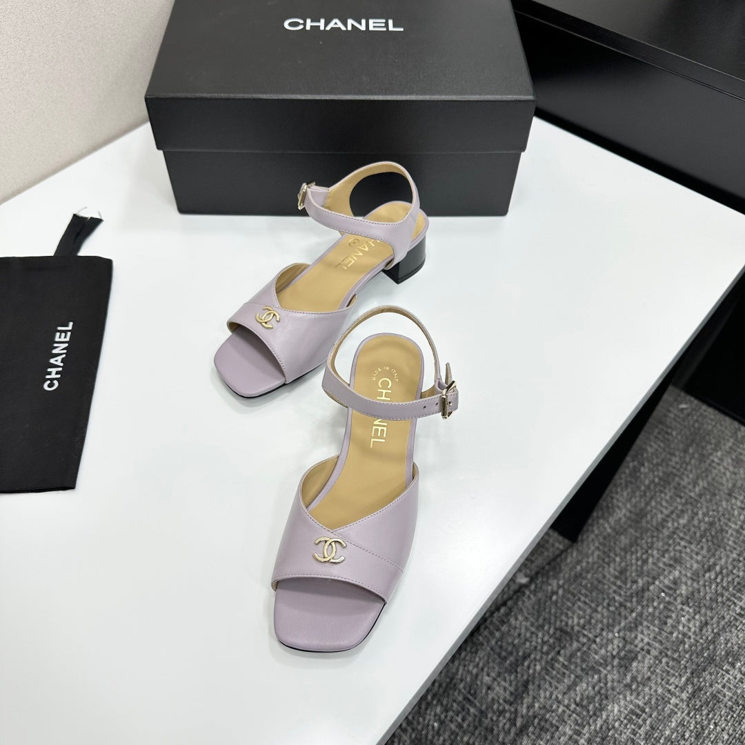 CC 2026 Mary Jane Sandals 45 Light Purple Cowhide 668115