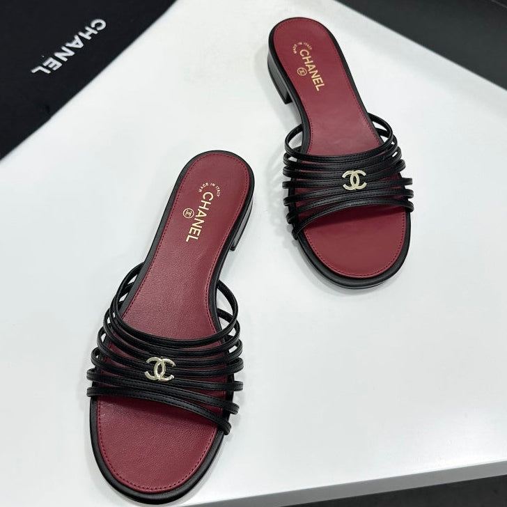 Chanel 2026 Flat Slides Calfskin 894918