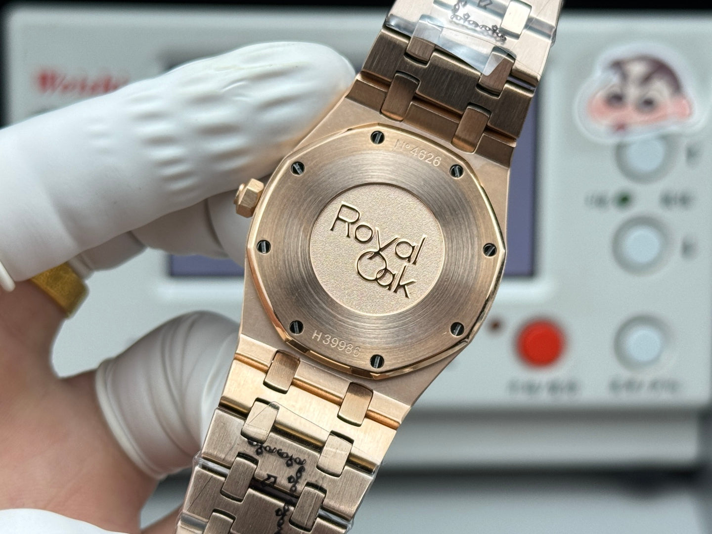 Audemars Piguet Royal Oak Lady 33mm Rose Gold Blue