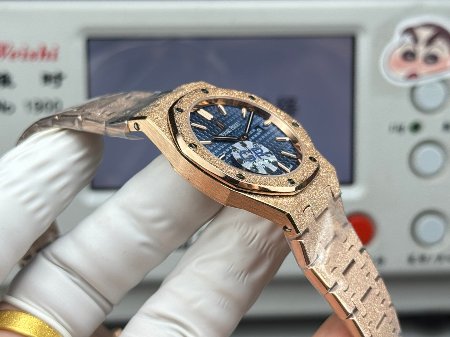 Audemars Piguet Royal Oak Lady 33mm Rose Gold Blue