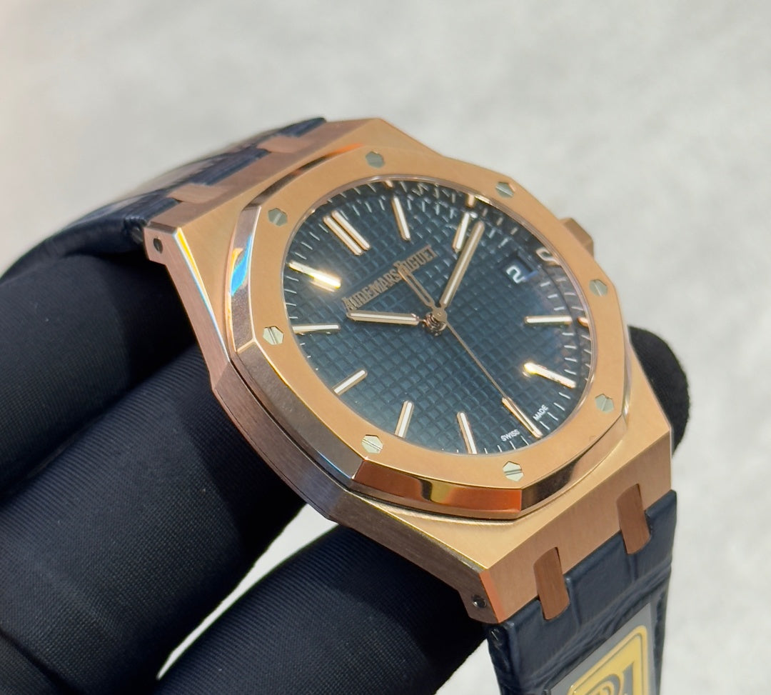 Audemars Piguet Royal Oak Selfwinding 41mm 15510OR Leather Strap
