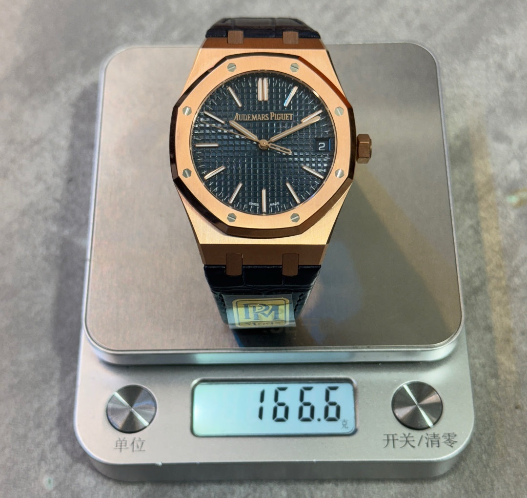 Audemars Piguet Royal Oak Selfwinding 41mm 15510OR Leather Strap