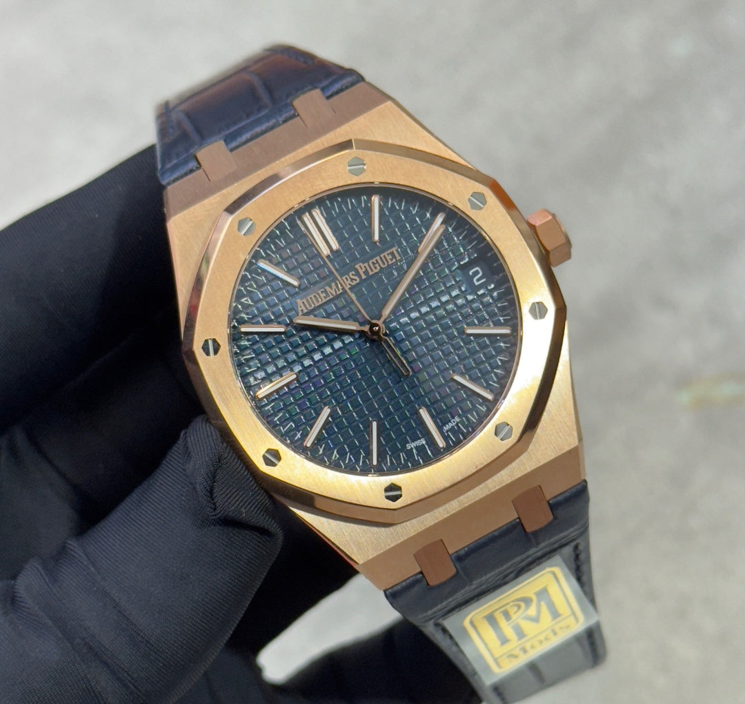 Audemars Piguet Royal Oak Selfwinding 41mm 15510OR Leather Strap
