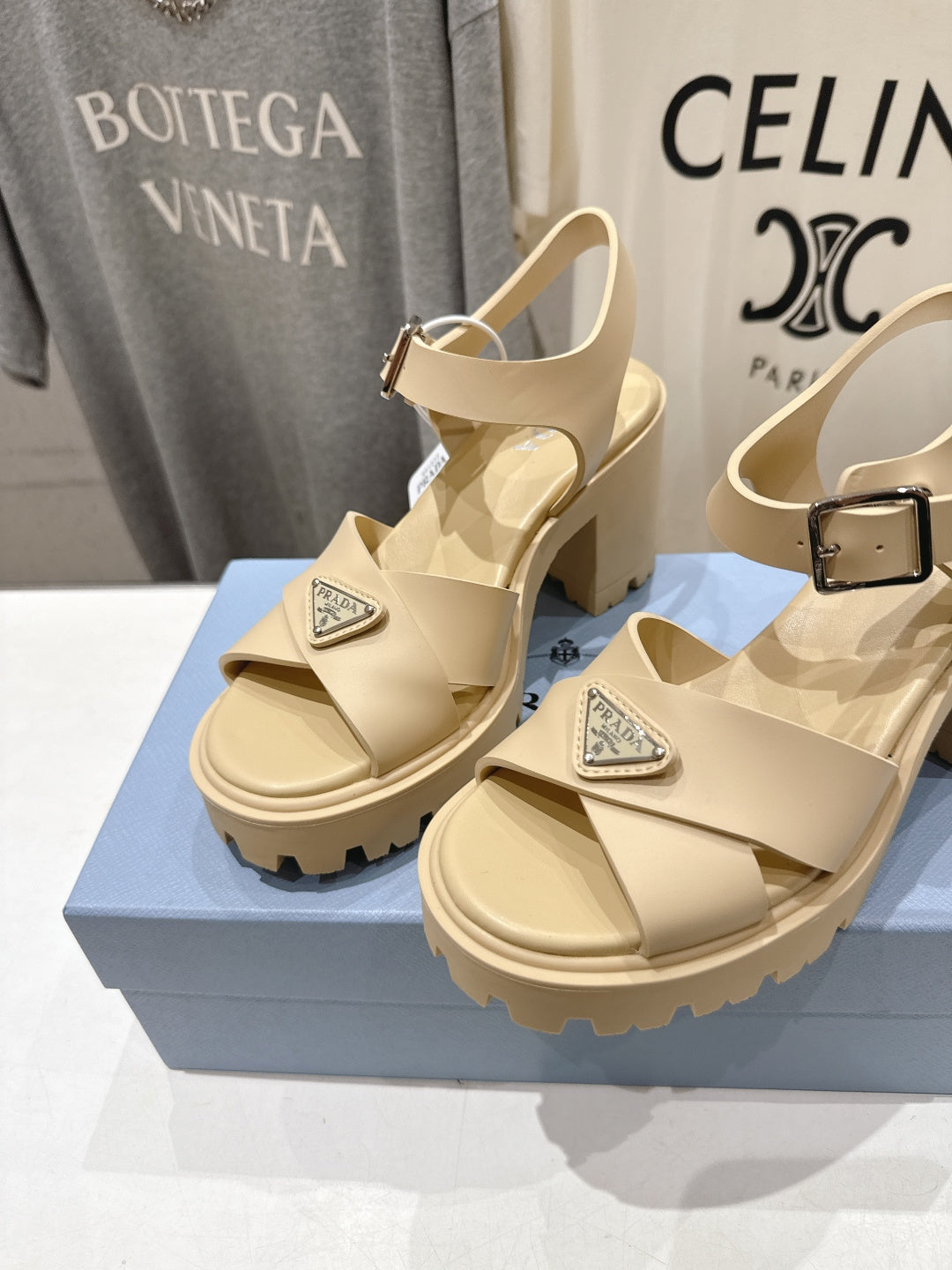 Prada 2026 Sandal 90mm Leather 852708