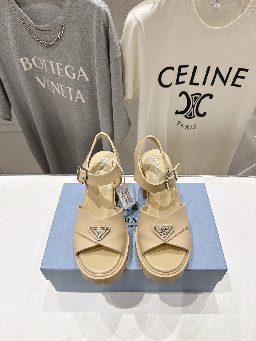 Prada 2026 Sandal 90mm Leather 852708