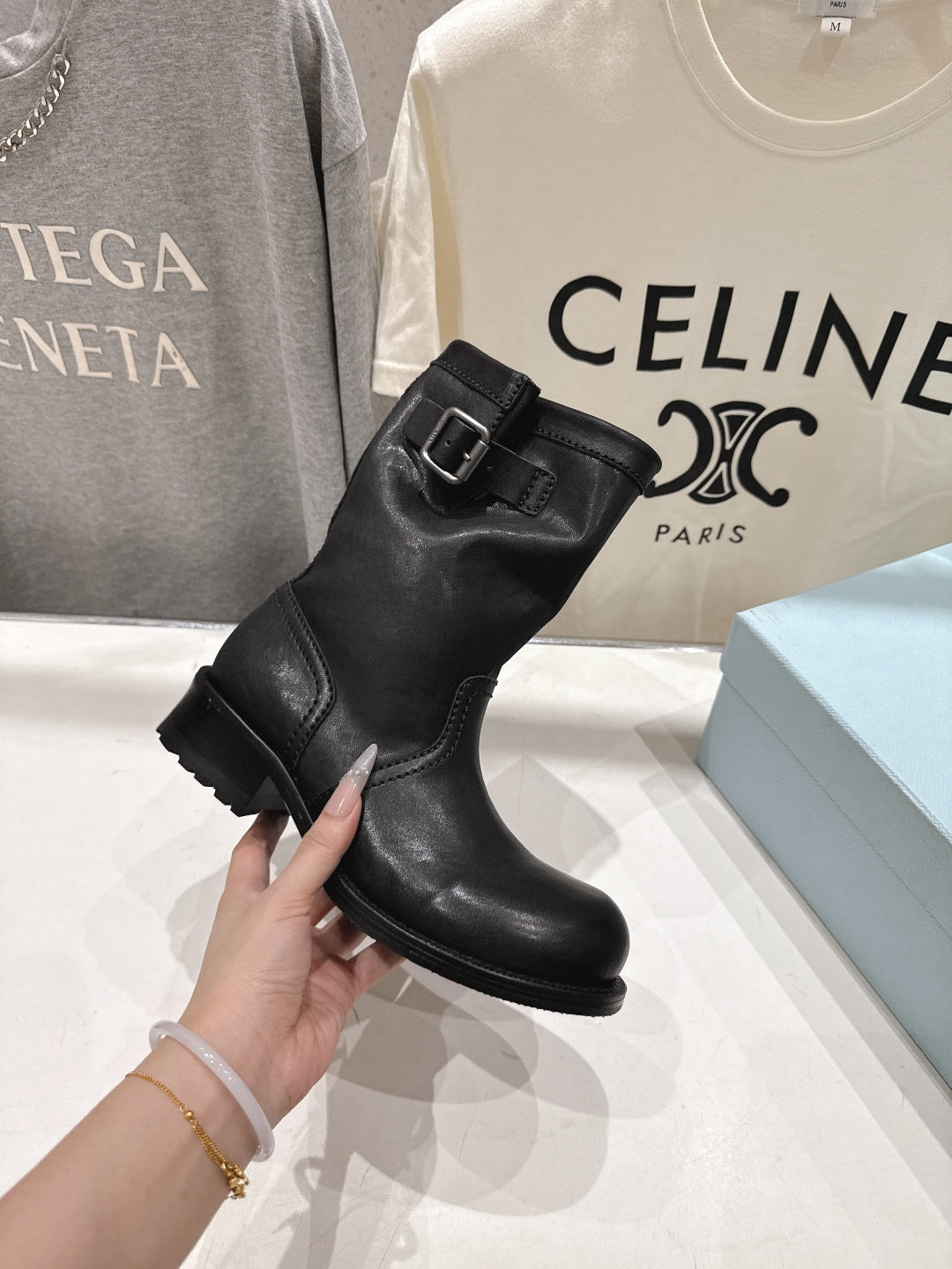 Prada 2026 Boot Cowhide 852713