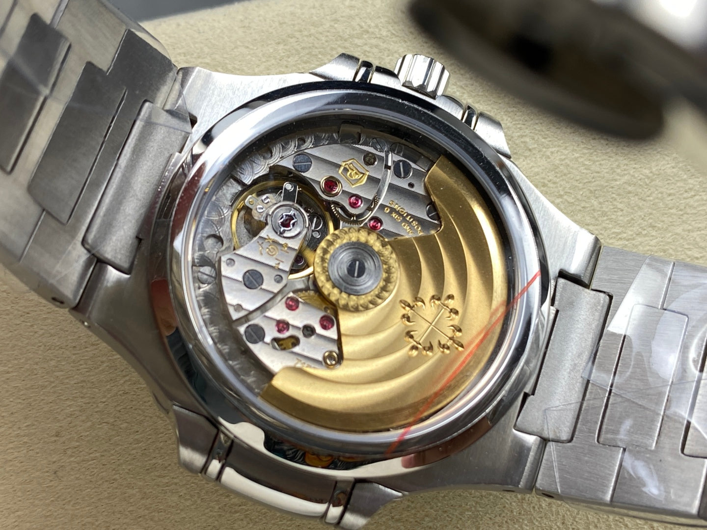 PATEK Nautilus 35.2mm Silver Blue Dial