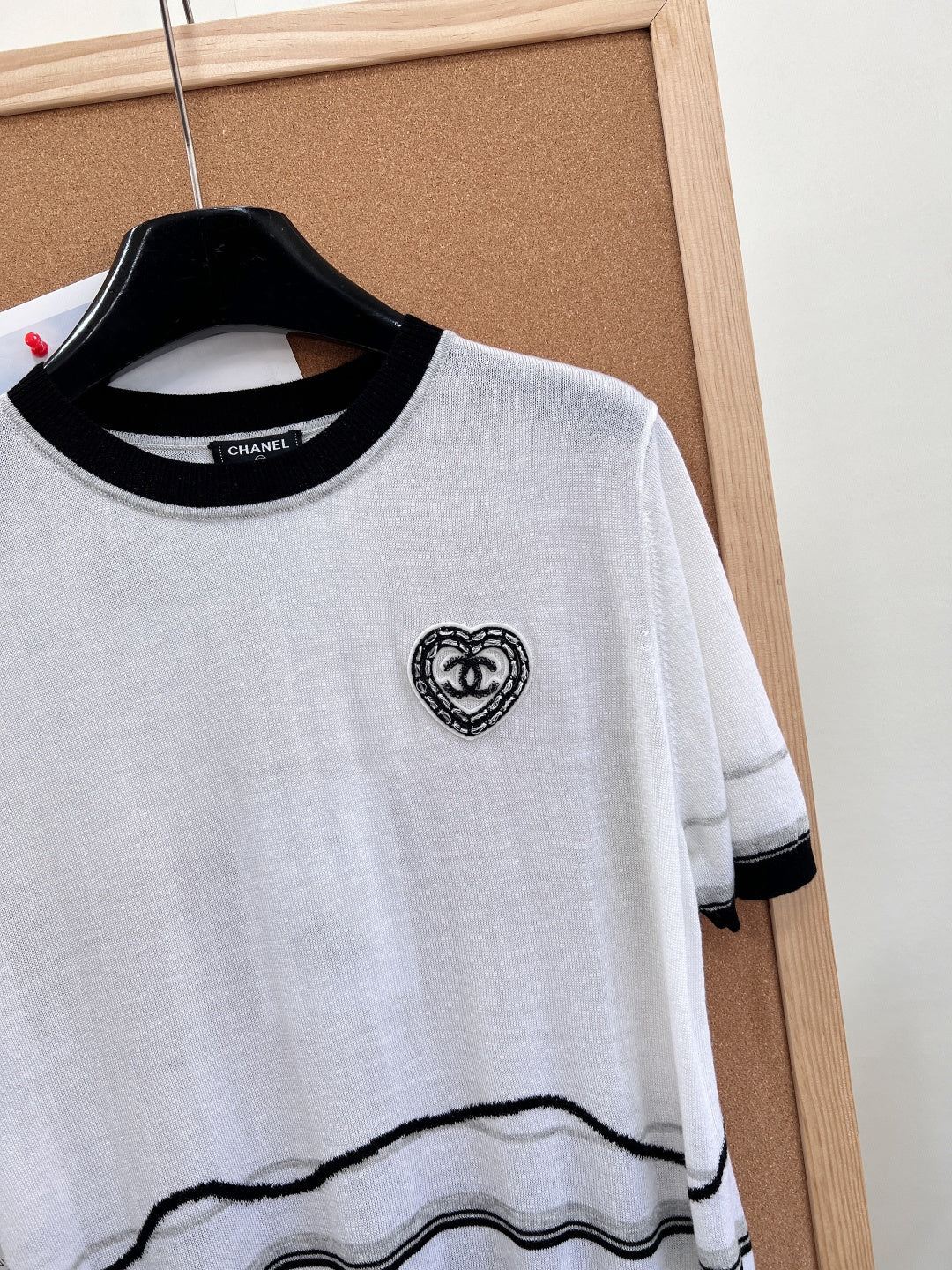 Chanel 2026 Knit Short-Sleeve Top White Cashmere 472931