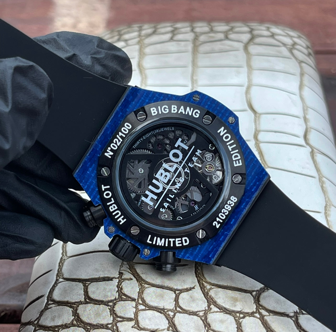 Hublot Big Bang Unico 45mm Watch Black Rubber Strap