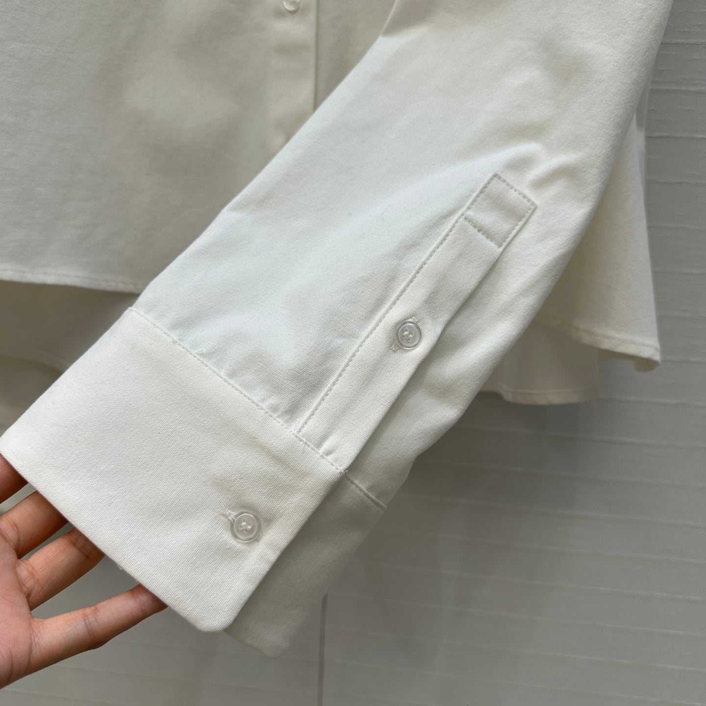 Loewe  A-line Denim Shirt Jacket White Cotton