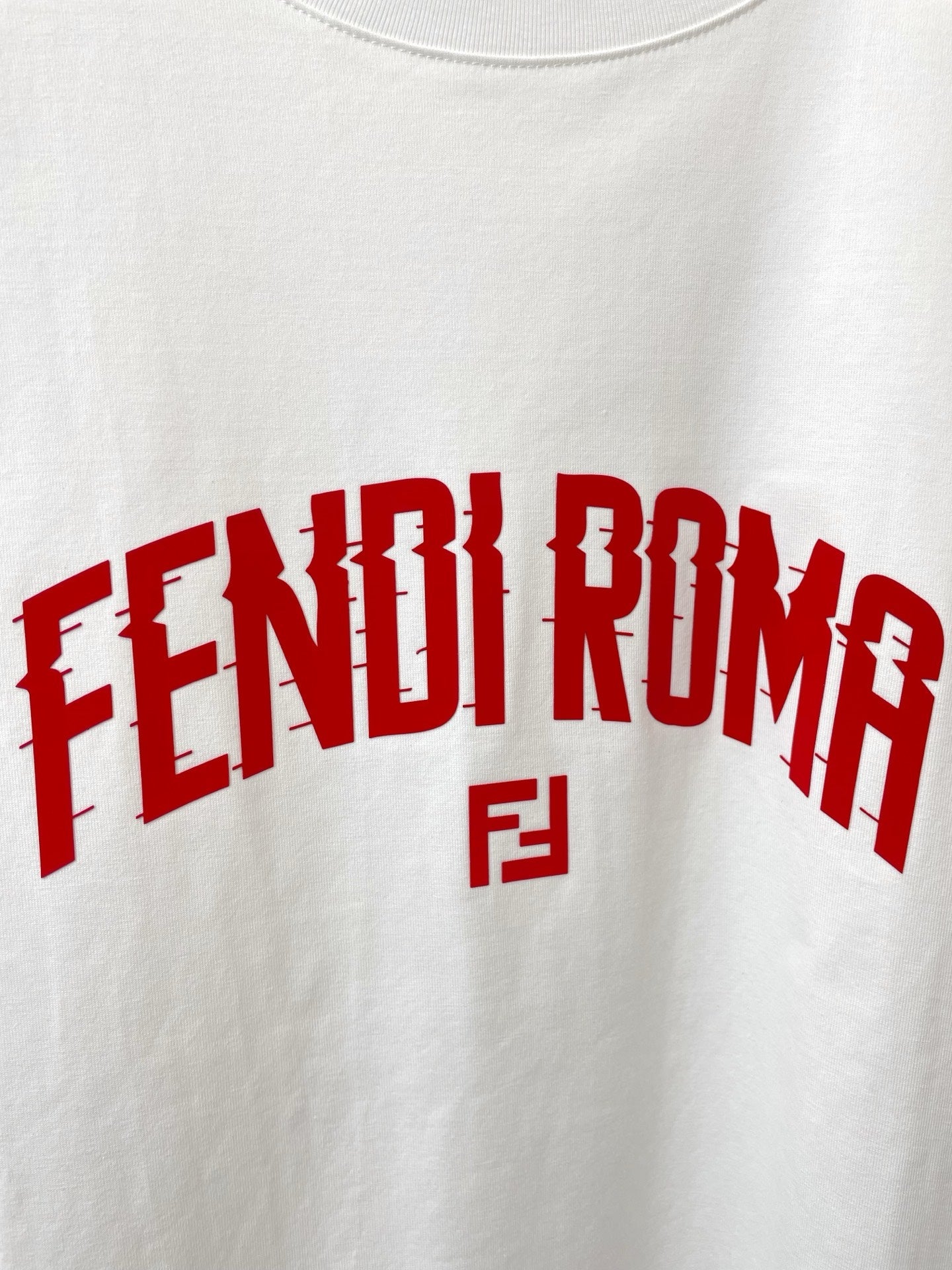 Fendi 2026 Men's Short-Sleeve T-Shirt Cotton 824363