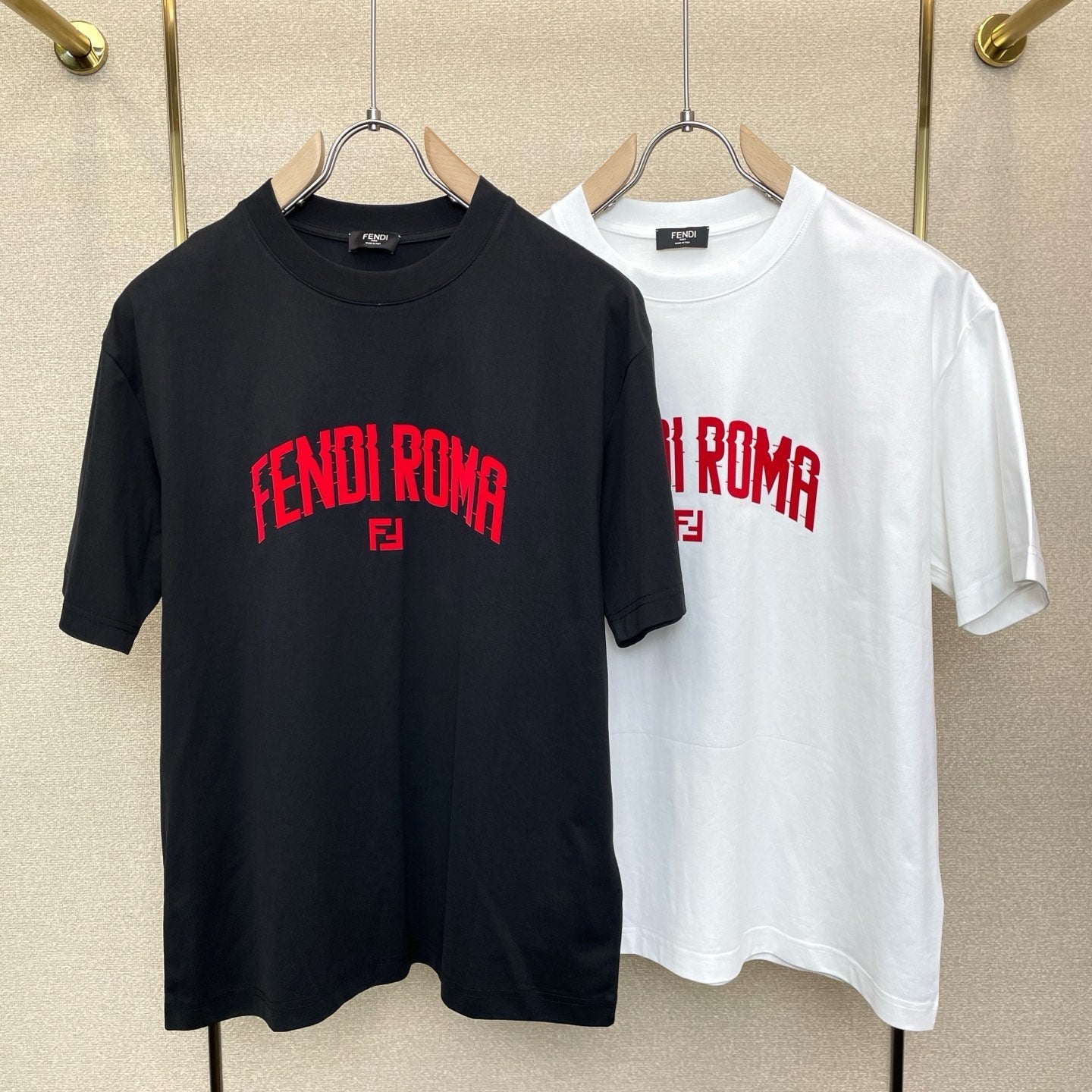 Fendi 2026 Men's Short-Sleeve T-Shirt Cotton 824363
